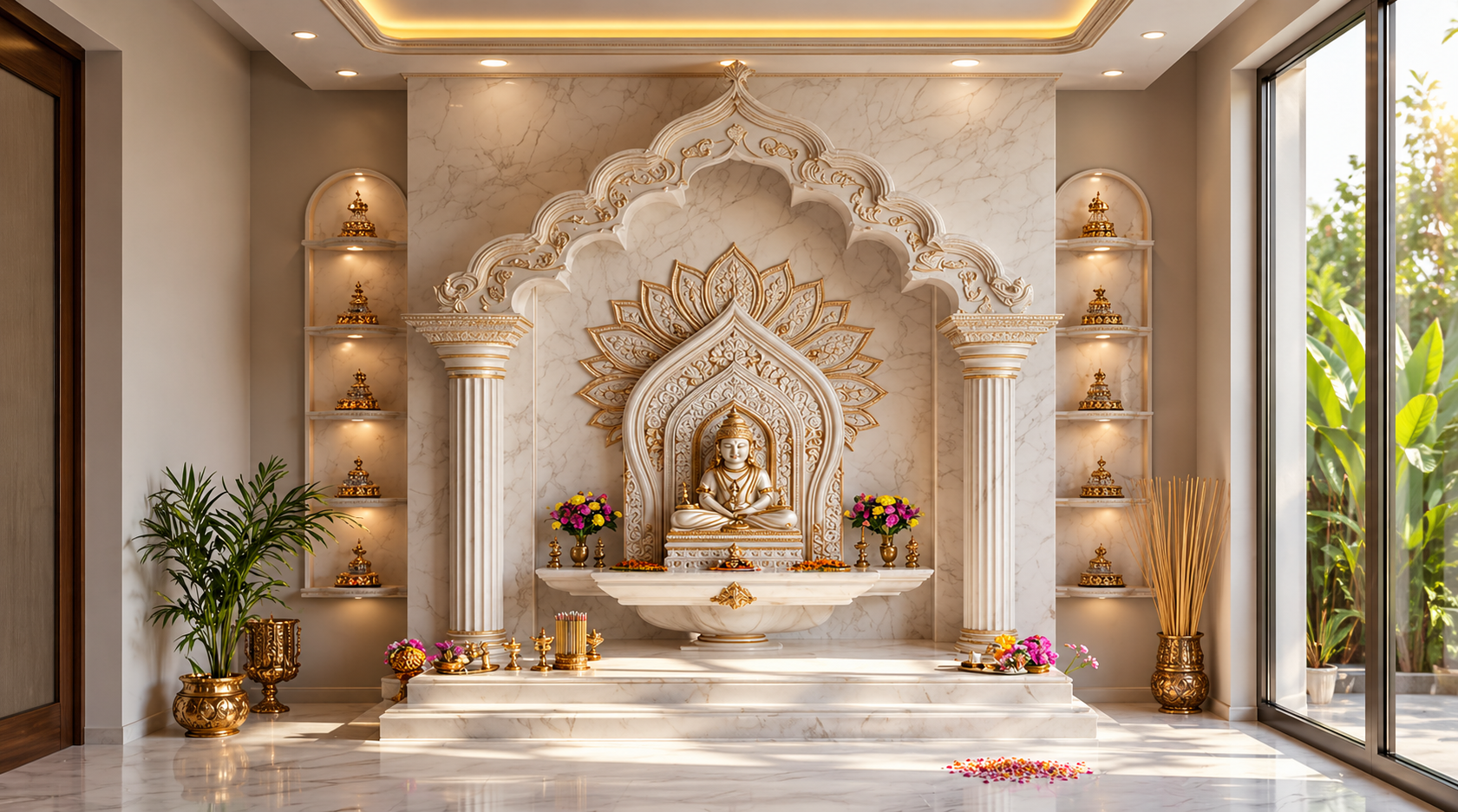Serenity Mandir Interior